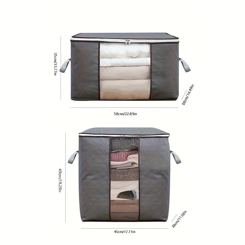 Large Clothes Storage Bag With Handle & Clear Window