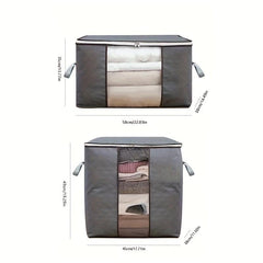 Large Clothes Storage Bag With Handle & Clear Window