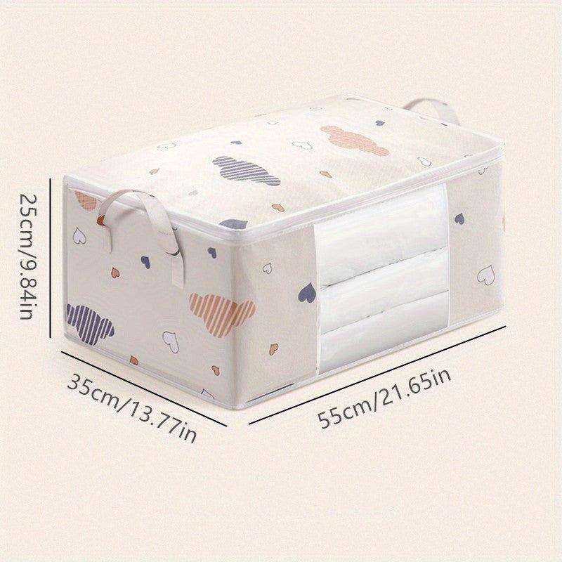 Large Capacity Dustproof Quilt & Clothes Storage Bag with Zipper