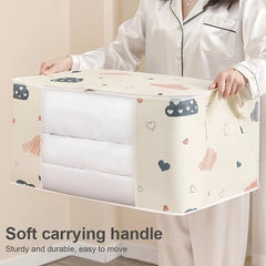 Large Capacity Dustproof Quilt & Clothes Storage Bag with Zipper