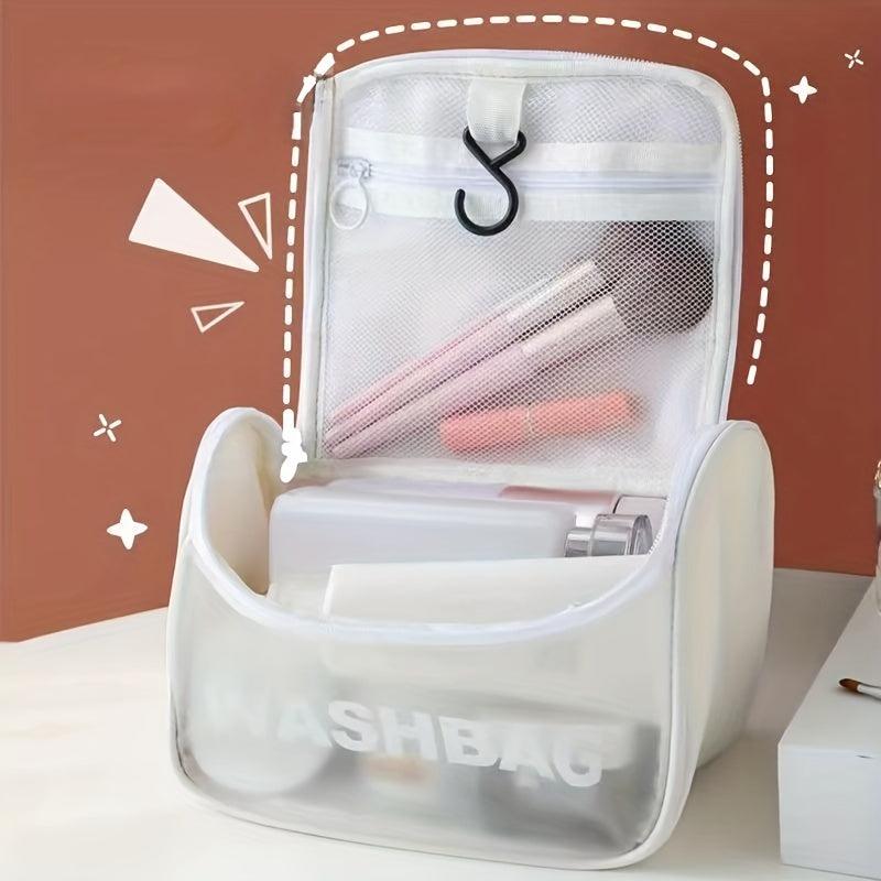 Waterproof Travel Wash Bag with Mesh Pocket