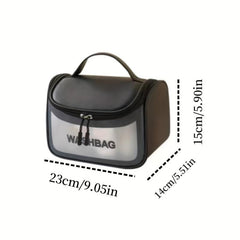 Waterproof Travel Wash Bag with Mesh Pocket