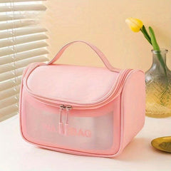 Waterproof Travel Wash Bag with Mesh Pocket