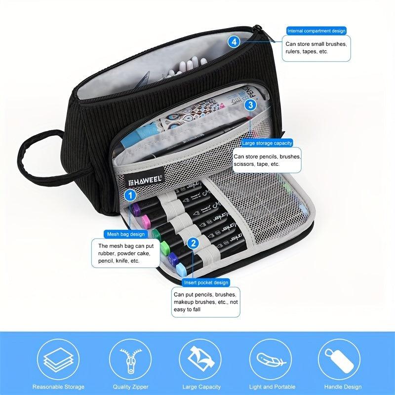 Zipper Cosmetic Organizer Travel Makeup Pouch Portable Bag
