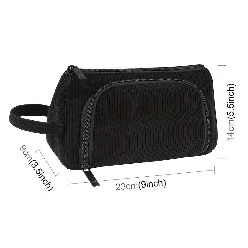Zipper Cosmetic Organizer Travel Makeup Pouch Portable Bag