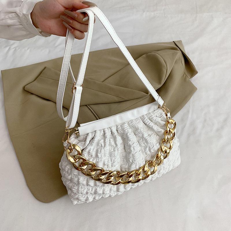 Fashionable Chain Decor Shoulder Bag Crossbody Bag