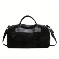 Rhinestone Travel Shoulder Bag Large Capacity Crossbody Handbag