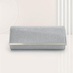 Glitter Clutch Dinner Bag Classic Flap Evening Bag For Party Women's