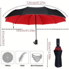 Double Layer Windproof Umbrella Large Size
