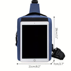 Large Capacity Shoulder Bag With USB Charging Port Backpack