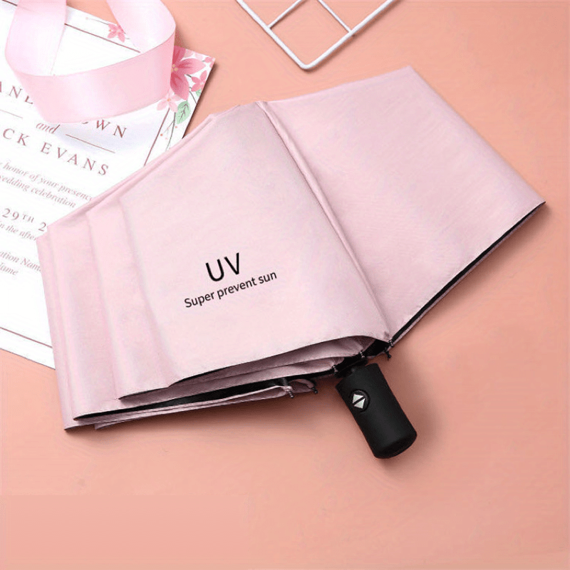 3 Fold Auto Sunshade Umbrella Rain or Shine Dual Use Outdoor UV Protection