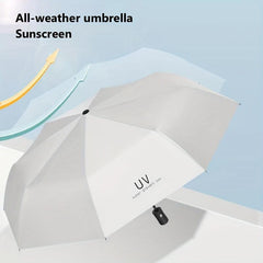3 Fold Auto Sunshade Umbrella Rain or Shine Dual Use Outdoor UV Protection