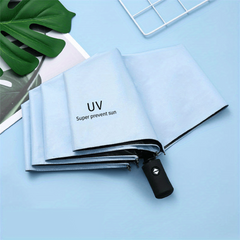3 Fold Auto Sunshade Umbrella Rain or Shine Dual Use Outdoor UV Protection