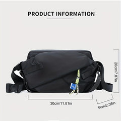 Men's Shoulder Bag Crossbody Bag Large Capacity Lightweight Waterproof Messenger
