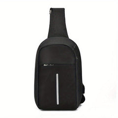 Anti Theft Sling Bag Lightweight Sports Gym Chest Bag Zipper Crossbody Bag