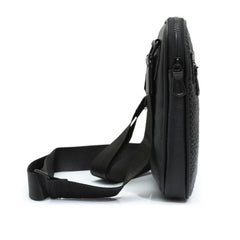 Men's Leather Crossbody Bag Casual Messenger Satchel Mobile Phone Pouch