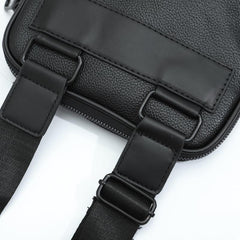 Men's Leather Crossbody Bag Casual Messenger Satchel Mobile Phone Pouch