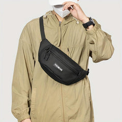Men's Waterproof Waist Bag Phone Bag Crossbody Bag