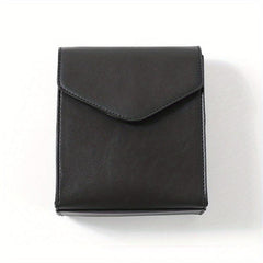 Men's Crossbody Square Bag PU Leather Shoulder Bag