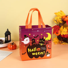 Cartoon Halloween Pattern Handbag - Lightweight Candy Bag