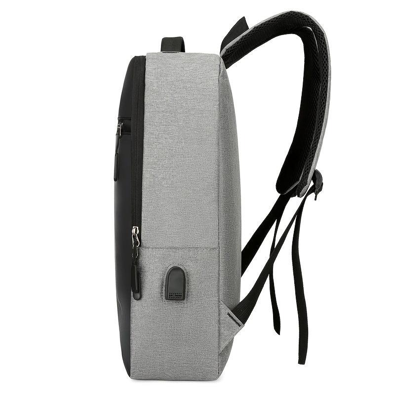 Waterproof Casual Business Laptop Backpack with USB Charging Port