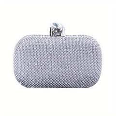 Glitter Rhinestone Clutch Purse Handbag for Prom