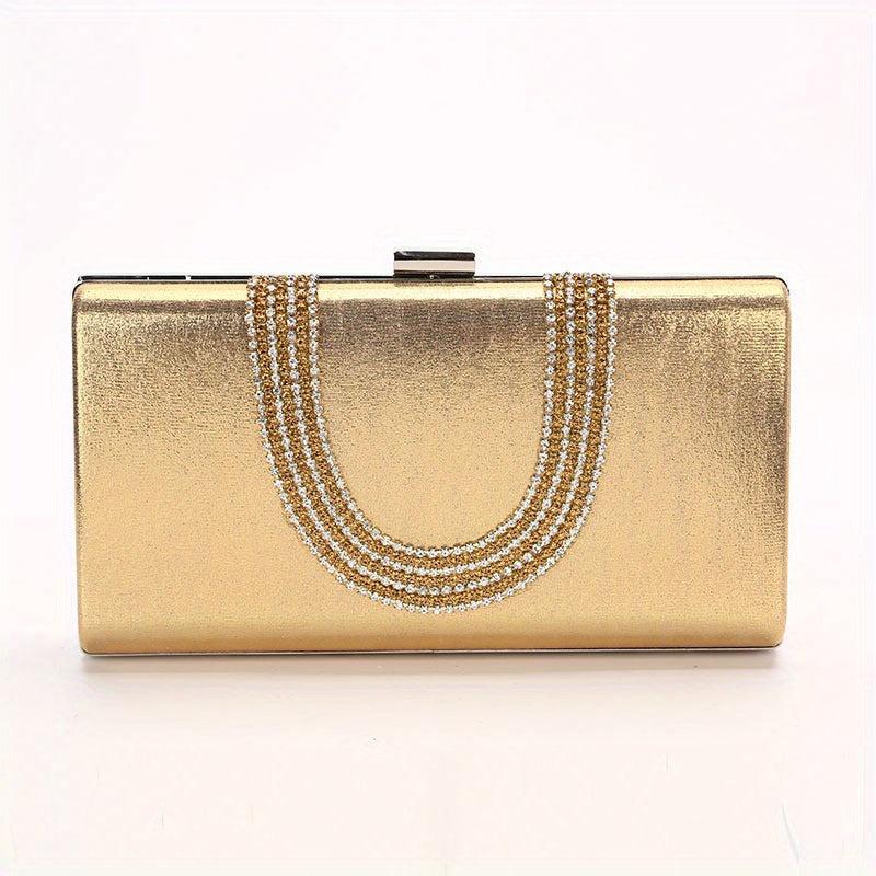 Rhinestone Evening Bag Glitter Dinner Clutch Bag for Party Wedding & Prom