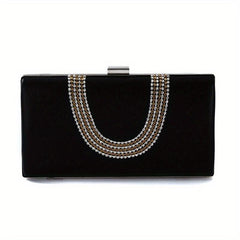Rhinestone Evening Bag Glitter Dinner Clutch Bag for Party Wedding & Prom