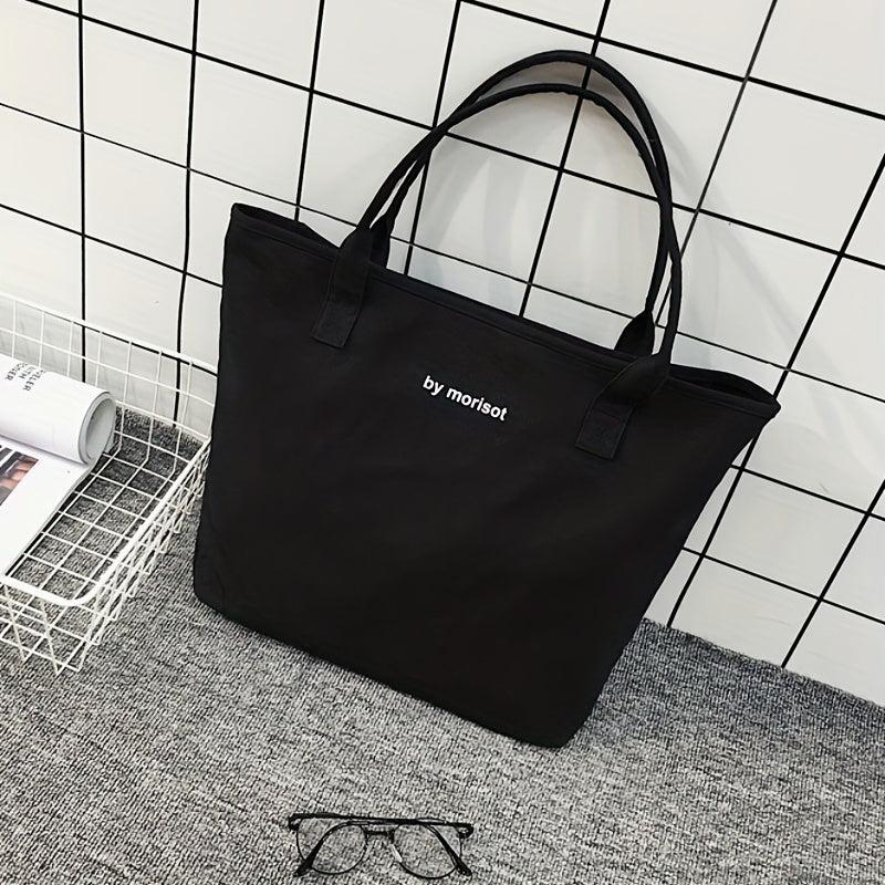 Large Capacity Canvas Shoulder Bag for Students