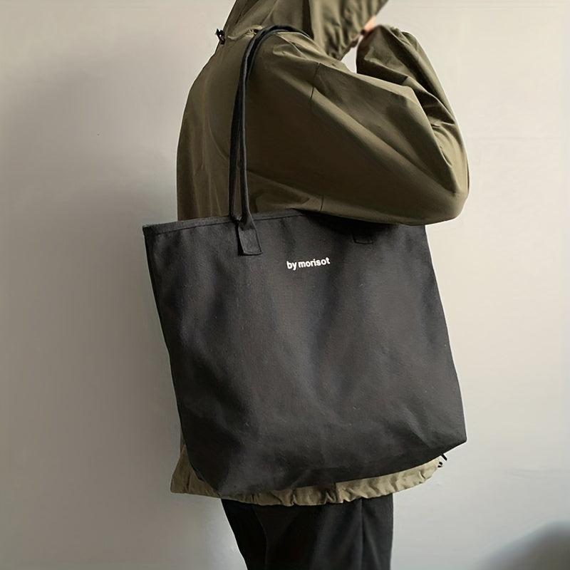 Large Capacity Canvas Shoulder Bag for Students