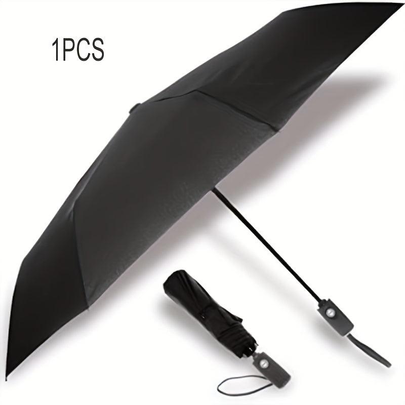 Windproof Coated Travel Umbrella Auto Open Close Stylish Lightweight