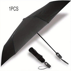 Windproof Coated Travel Umbrella Auto Open Close Stylish Lightweight
