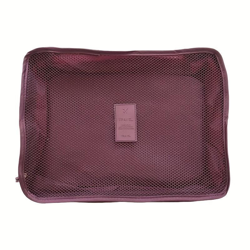 6pcs Travel Storage Bags Nylon Lightweight Portable Organizers