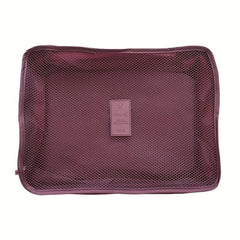 6pcs Travel Storage Bags Nylon Lightweight Portable Organizers
