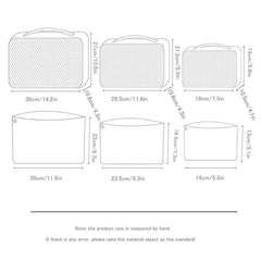 6pcs Travel Storage Bags Nylon Lightweight Portable Organizers