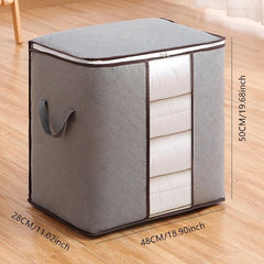 Large Clothes Storage Bags Closet Organizer Containers With Handles