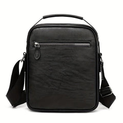 Men's Leather Crossbody Bag Shoulder Bag Multifunction Messenger