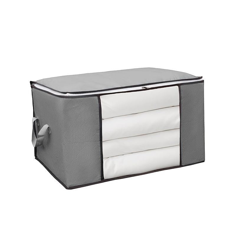 Large Clothes Storage Bag Zipper Organizer With Handle & Window