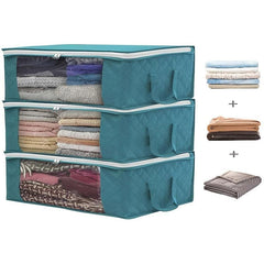 Portable Clothes Storage Bag Bedroom Closet Organizer