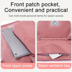 Large Capacity Sports Handbag Solid Travel Luggage Handbag