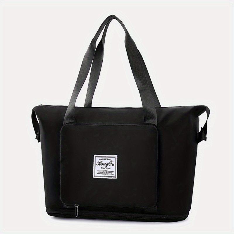 Large Capacity Sports Handbag Solid Travel Luggage Handbag