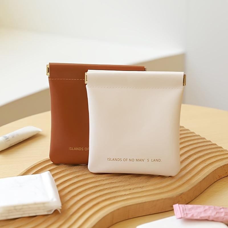 Women's Mini Storage Bag Sanitary Napkin Organizer Travel Pouch
