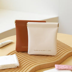 Women's Mini Storage Bag Sanitary Napkin Organizer Travel Pouch