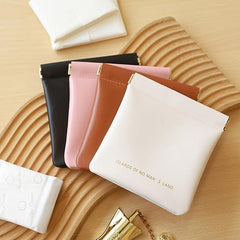 Women's Mini Storage Bag Sanitary Napkin Organizer Travel Pouch