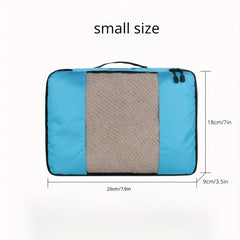 3 Pcs Travel Compression Bags Zipper Luggage Bags Portable Dustproof Bags