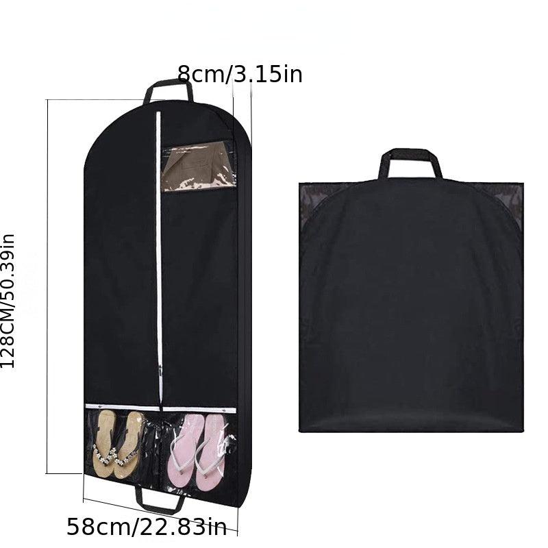Clothes Storage Bag Clear Pocket Dustproof Hanging Garment Organizer