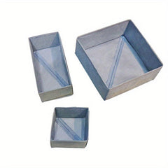3 Pcs Storage Box Wardrobe Clothes Organizer Containers