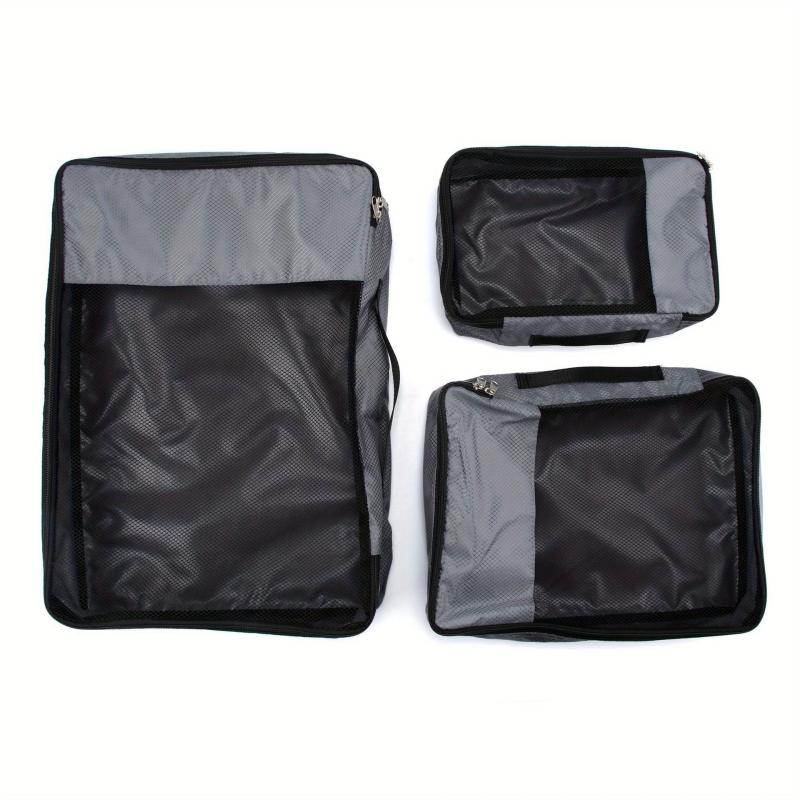 3-Piece Travel Luggage Compression Bags Dustproof Portable Clothes Bags