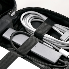 Square USB Data Cables Organizer Bag Travel Cable Bag Pouch
