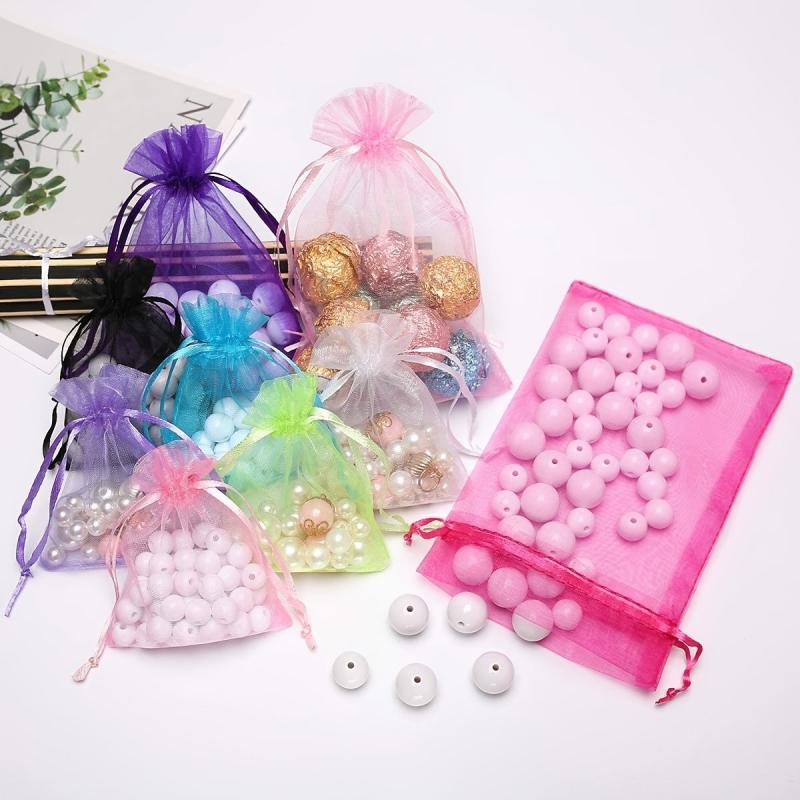 Organza Bag 20pcs Drawstring Party Favor Candy Gift Bag Wedding Birthday Bags